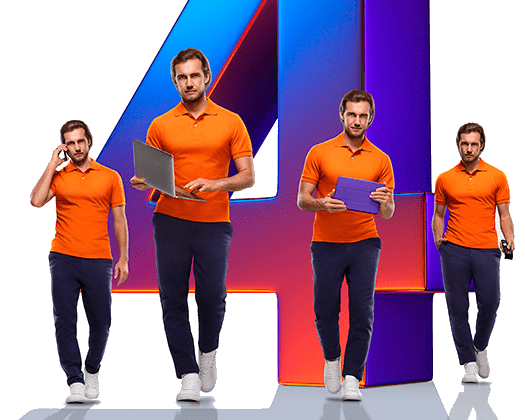 Великолепная четверка Ростелеком в&nbsp;село Тельчье (Орловская область)